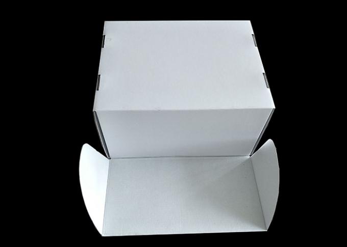 Collapsible Paper Gift Folding Packaging Boxes , CorrugatedWhite Card Gift Boxes