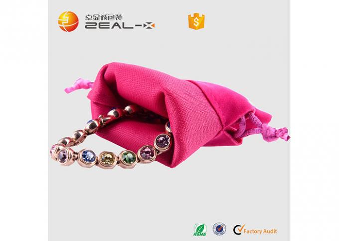Delicate Necklace Packaging Velvet Drawstring Bags Jewelry Protection Popular