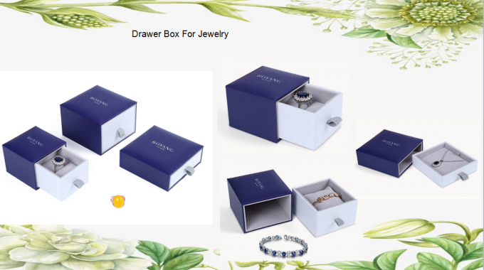 Small Lid And Base Boxes Silver Glitter Jewelry Gift Packaging For Earring