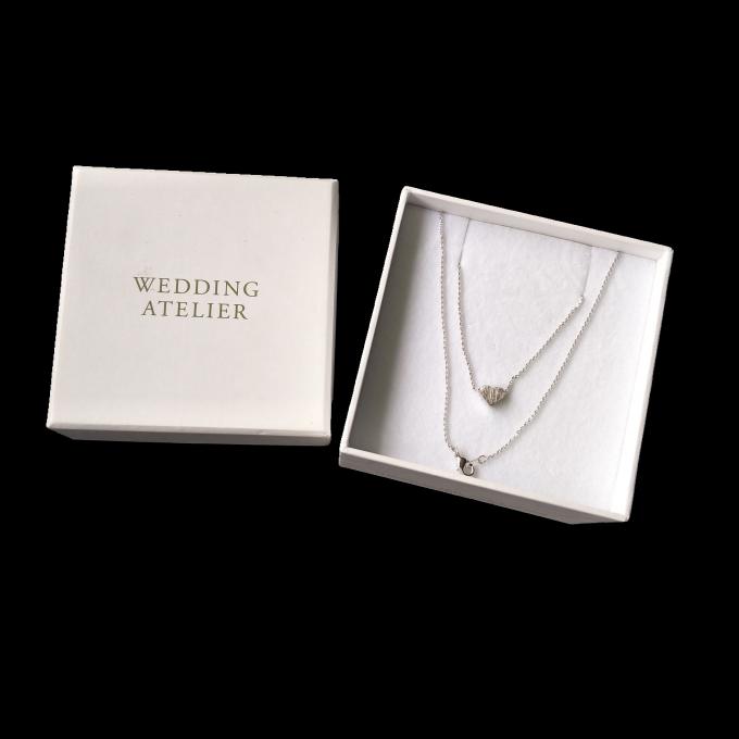 Jewelry Flip Top Gift Box Custom Paper Magnetic Cardboard Earring Packaging