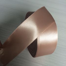 China Various Colors Solid Color Satin Ribbon Roll1.5 - 2cm Size Wide 100% Polyester factory