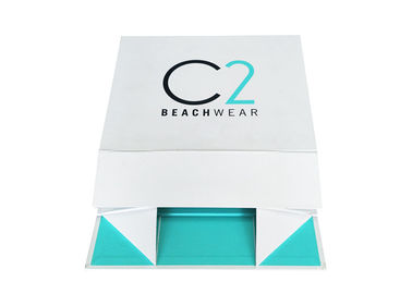 China Paperboard Folding Box Packaging Magnetic Closure For Swimwear ZXC-001 factory