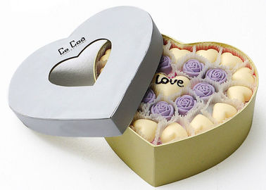 China Heart Shaped Magnetic Closure Gift Box Custom Color For Valentine &#039; S Day factory