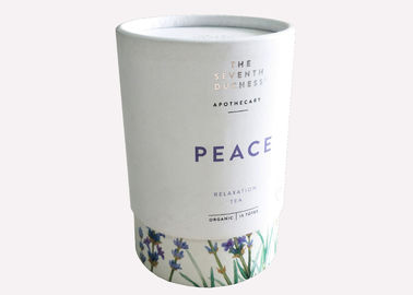 China Eco - Friendly Round Paperboard Gift Boxes Customized Size For Tea Packaging factory