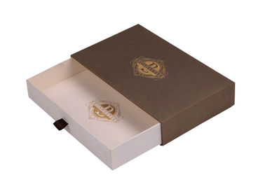 Eco - Friendly Sliding Paper Box Drawer Type Apparel ISO9001 Certificated