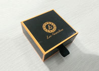 Gold Color Box Rim Paper Gift Box With Glossy Lamination Hot Stamping supplier