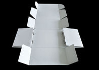 Collapsible Paper Gift Folding Packaging Boxes , CorrugatedWhite Card Gift Boxes supplier