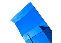 Pure Dark Blue Color Folding Gift Boxes For Clothes Apparel Packaging supplier