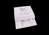 Gold Stamping Spot UV Folding Gift Box Eco - friendly White Cardboard Flip Top supplier