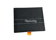 Color Black Paper Matchbox Slide Box , Slide Out Gift Box With Foam Insert supplier