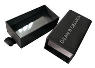 Small Custom Cube Slide Open Gift Boxes Embossing Surface Moisture Proof supplier