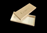 Golden Printed Lid And Base Boxes , Decorative Gift Boxes With Lids Flat supplier