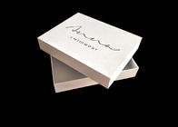 White Lid And Base Boxes , Collapsible Boxes With Lids Swimwear Packaging supplier