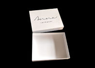White Lid And Base Boxes , Collapsible Boxes With Lids Swimwear Packaging supplier