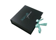 Hair Extension Packaging Box Paperboard Wig Box With Ribbon Closure supplier