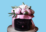 Colorful Collapsible Round Flower Box For Preserve Fresh Flower Recyclable Stackable supplier