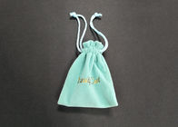 Earings Jewelry Gift Velvet Drawstring Bags White Recyclable Gift Pouch supplier