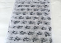 White Color Tissue Wrapping Paper Black Logo Printed Eco - Friendly Acid - free supplier