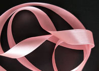 Thin Pink Color Grosgrain Ribbon Bulk Smooth Surface Recyclable Material supplier