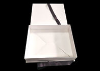 Ribbon Closure Open Custom Printed Shipping Boxes White Paperboard Folding supplier
