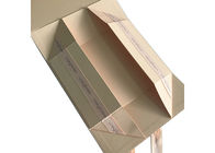 Nude Color Printing Folding Gift Boxes Ribbon Magnet For Wedding Dress supplier