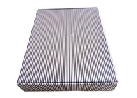 Strips Flat Folding Corrugated Gift  Box For Dress And Hairs Packing supplier