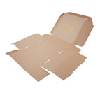 Pink Color Printed Shipping Boxes 27 x 22 x 6.5cm Gold Stamping Logo supplier