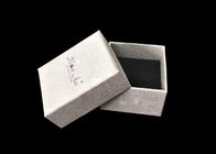 Small Lid And Base Boxes Silver Glitter Jewelry Gift Packaging For Earring supplier