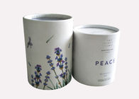 Eco - Friendly Round Paperboard Gift Boxes Customized Size For Tea Packaging supplier