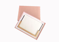 Elegant Pink Lid And Base Boxes , Customized Size Cardboard Gift Boxes For Album supplier
