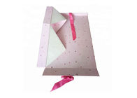Pink Color Gift Wrapping Boxes , Custom Gift Boxes Packaging For Girls Dress supplier