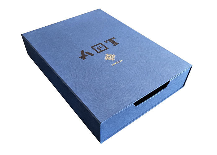 Light Blue Sliding Paper Box Accept Custom Recyclable Environment Friendly supplier