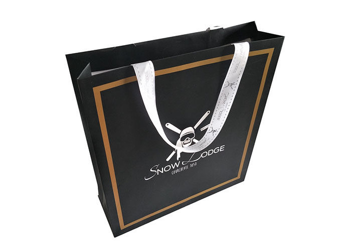 Big Design Own Logo Custom Merchant Shopping Bags Pantone Color Embossing supplier