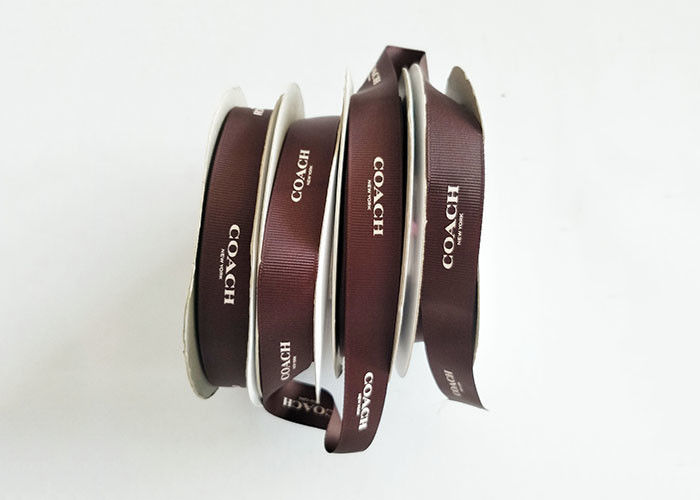 logo ribbon on a roll