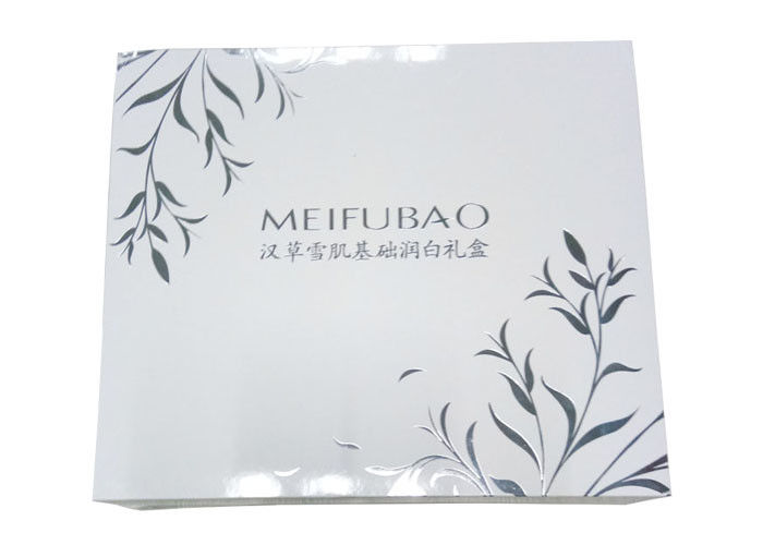 Cardboard Paper Gift Box 3 Layers / Plastic Tray For Cosmetic Packing supplier
