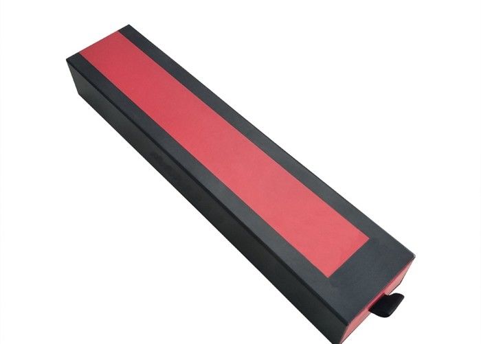 Custom Size Sliding Paper Box Long Drawer Cardboard Packaging Tie Application supplier