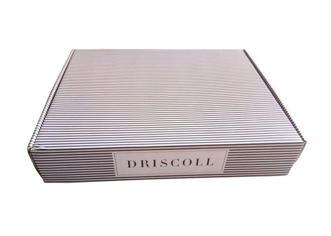 Strips Flat Folding Corrugated Gift  Box For Dress And Hairs Packing