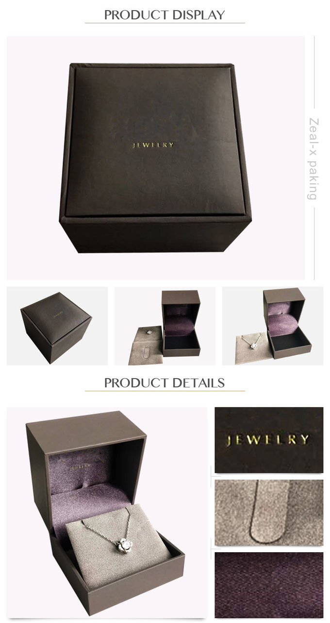 Necklace Packing Paper Jewelry Gift Boxes , Cardboard Presentation Boxes For Women