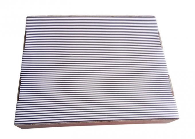 Strips Flat Folding Corrugated Gift  Box For Dress And Hairs Packing