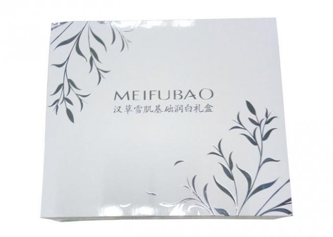 Cardboard Paper Gift Box 3 Layers / Plastic Tray For Cosmetic Packing