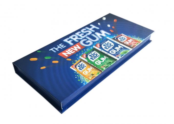 Full Color Printing Magnetic Lid Gift Box , Candy Packaging Flip Top Magnetic Box
