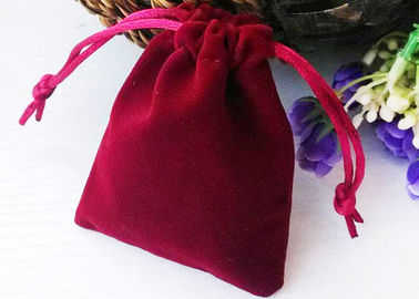 Jewelry Packing Velvet Drawstring Bags For Gift Giving Hot Stamping String