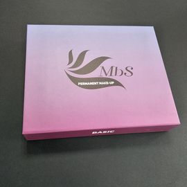 China Fancy Pink Color Printed Custom Shipping Boxes Top Magnetic Closure Inside Teal factory