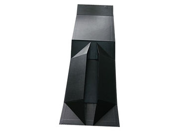 Recyclable Black Wrapping Folding Paper Gift Box For Clothes Or Shoes Packaging supplier