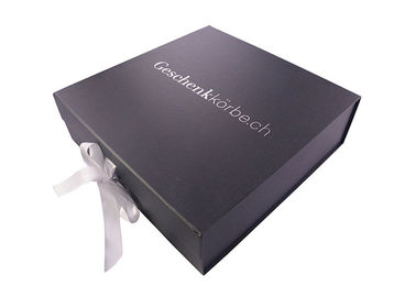 Book Shaped Foldable Cardboard Gift Boxes Custom Gold Foil Logo Ornament supplier