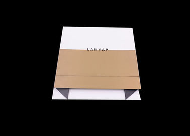 Folding Book Shaped Gift Packaging Cardboard Box With Magnetic Closure Flap supplier