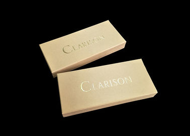 Golden Printed Lid And Base Boxes , Decorative Gift Boxes With Lids Flat supplier