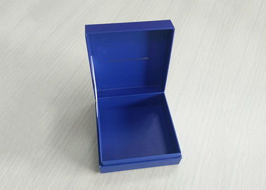 Blue Paperboard Watch Book Shaped Box Glossy Lamination Boxes Lightweight supplier