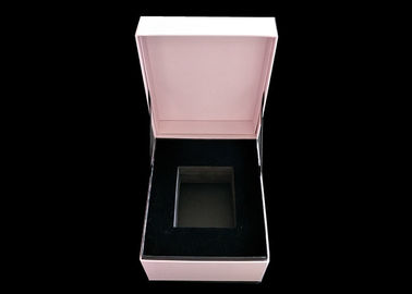 Pink Color Book Shaped Jewelry Box Foam Tray Insert  Lid And Base Craft supplier