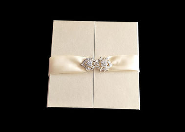 Golden Wedding Gift Packing Book Shaped Box With Ribbon Environmental ODM supplier